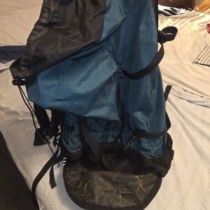 Men's Teal and Black Backpack